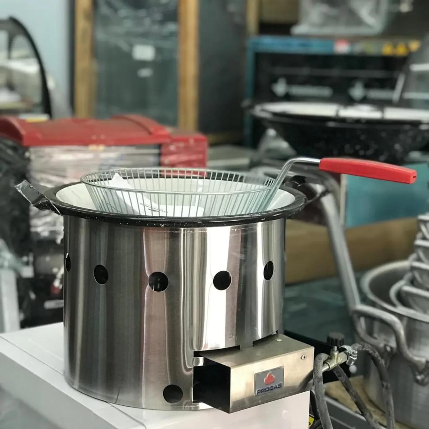 Fritadeira industrial de inox